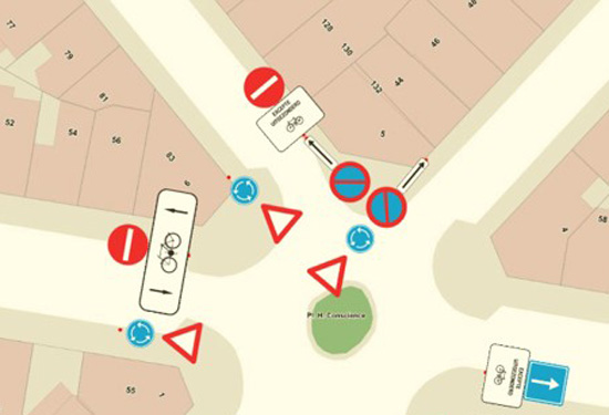 GIS inventaris van verkeersborden